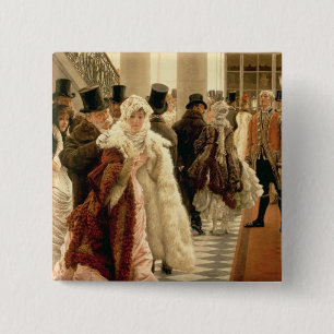 James Tissot The Woman of Fashion , 1883-5 Button