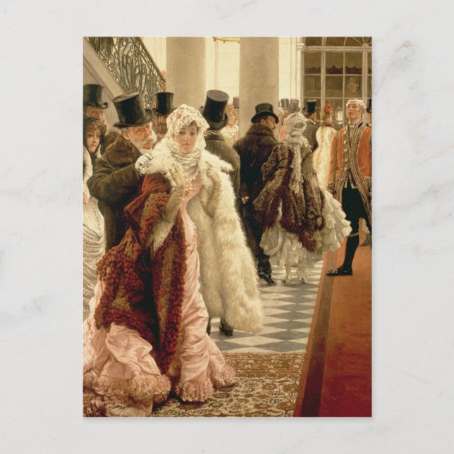 James Tissot | The Woman of Fashion , 1883-5 Postcard (Front)