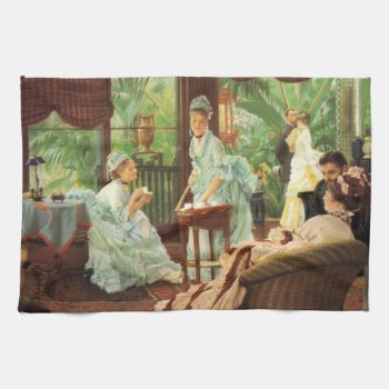 James Tissot Victorian Tea Party Kitchen Towel by VintageSpot at Zazzle