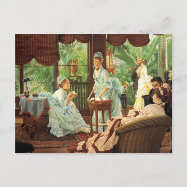 James Tissot Victorian Tea Party Note Card Zazzle