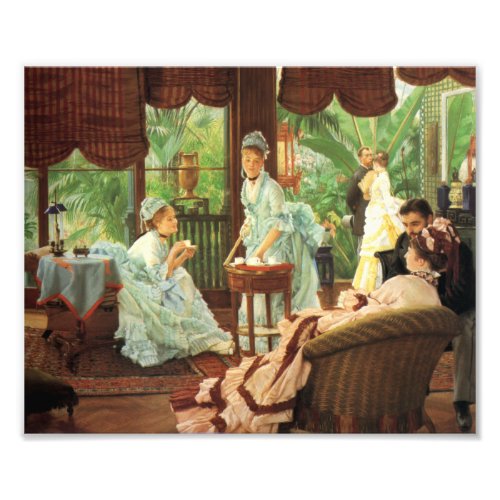 James Tissot Victorian Tea Party Print