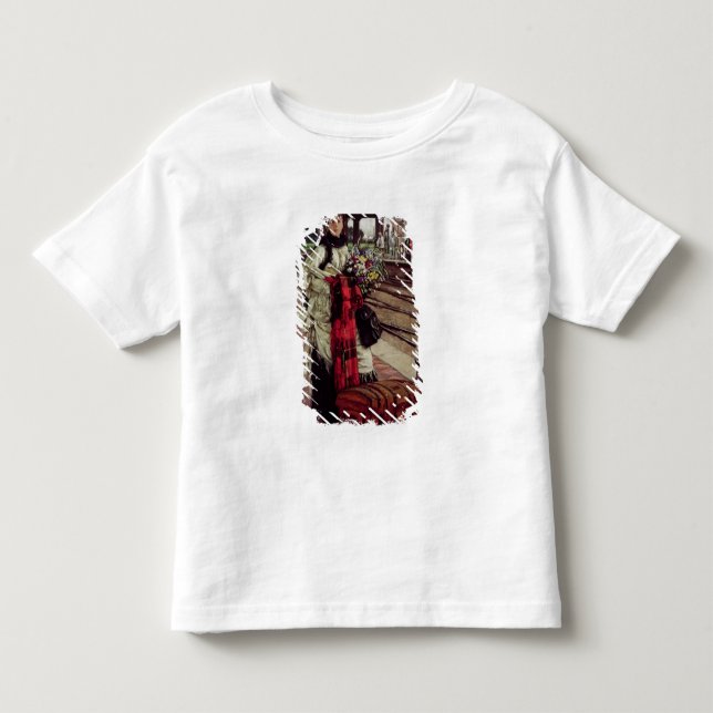 James Tissot | Waiting at the Station Toddler T-shirt (Front)