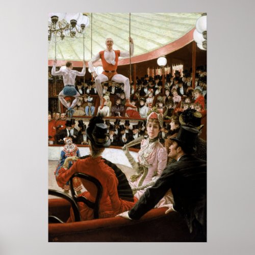 James Tissot Women of Paris The Circus Lover Poster