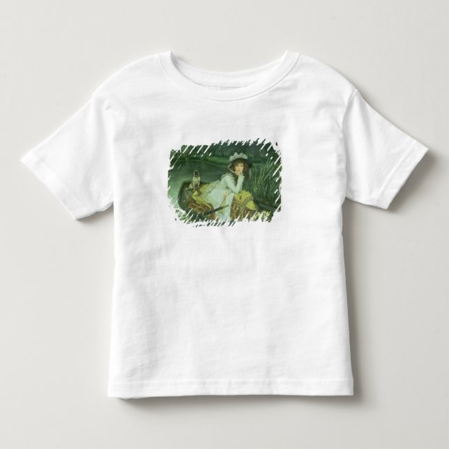 James Tissot | Young Woman in a Boat, or Reflectio Toddler T-shirt (Front)
