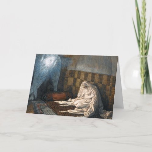James Tissots The Annunciation AdventChristmas Holiday Card