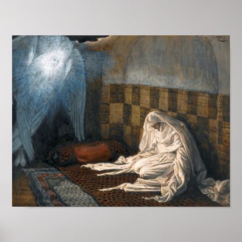 James Tissots The Annunciation Poster