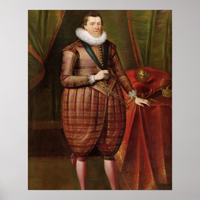 James VI of Scotland and I of England (1566-1625), Poster (Front)