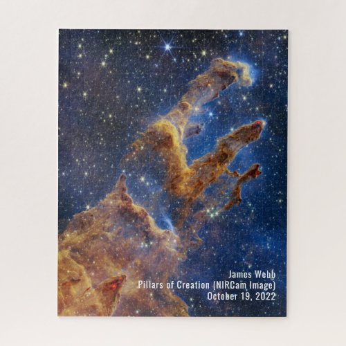 James Webb Pillars of Creation Nebula NIRCam Image Jigsaw Puzzle