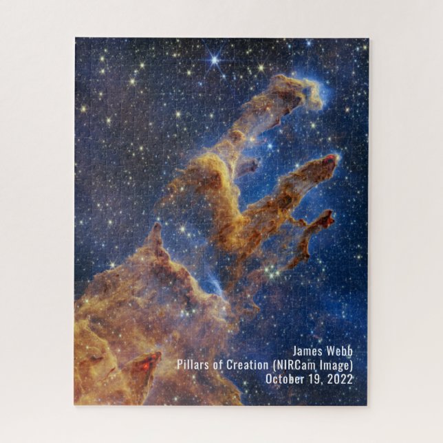 James Webb Pillars of Creation Nebula NIRCam Image Jigsaw Puzzle (Vertical)