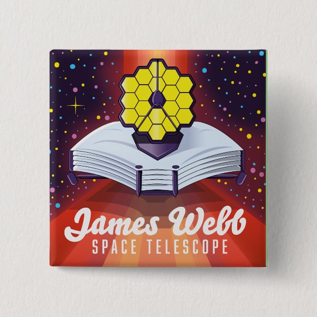 James Webb Space Telescope. Button (Front)