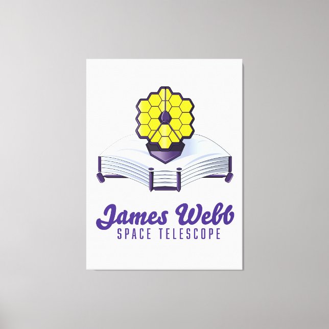 James Webb Space Telescope. Canvas Print (Front)