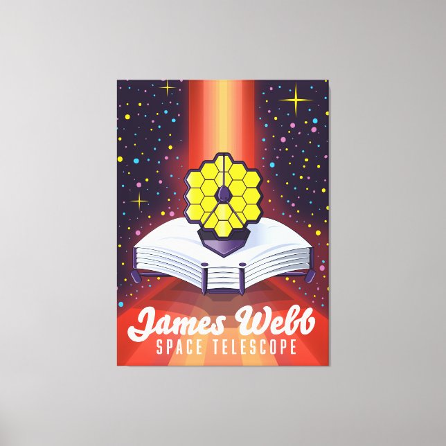 James Webb Space Telescope. Canvas Print (Front)