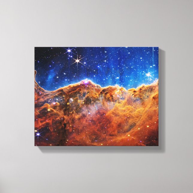 James Webb Space Telescope Carina Nebula Canvas Print (Front)