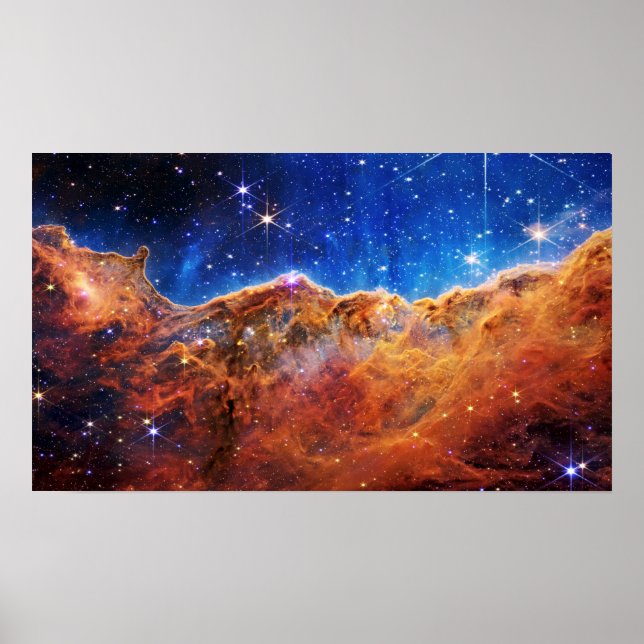James Webb Space Telescope Carina Nebula Poster (Front)