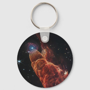 James Webb Space Telescope Cosmic Tornado Keychain