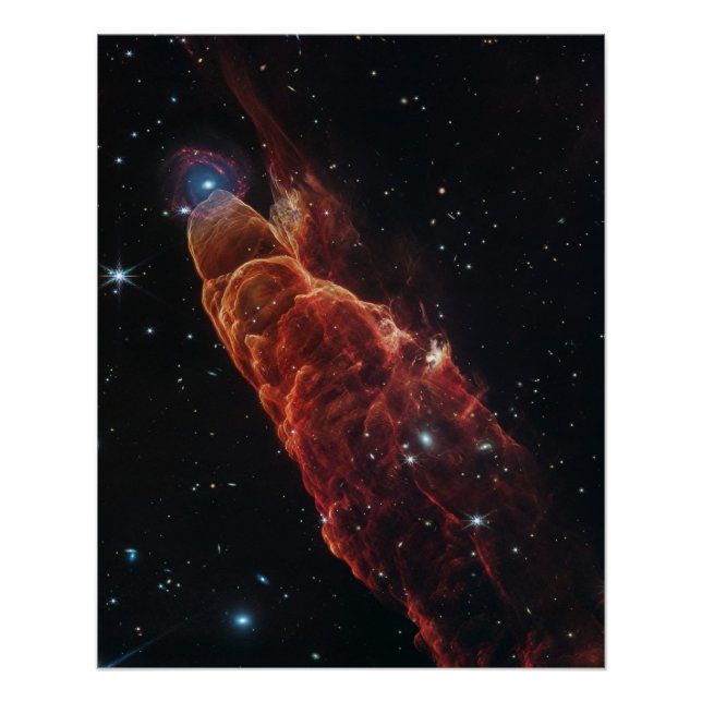 James Webb Space Telescope Cosmic Tornado Poster (Front)
