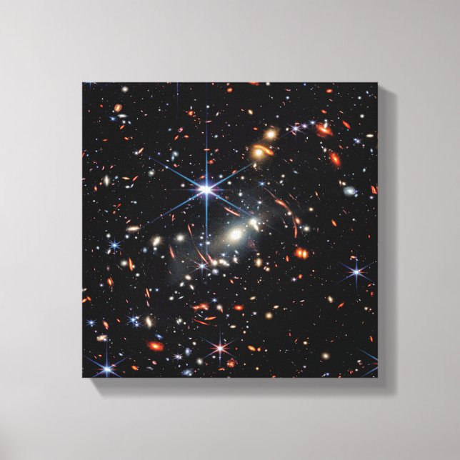 James Webb Space Telescope First Deep Field Canvas Print (Front)