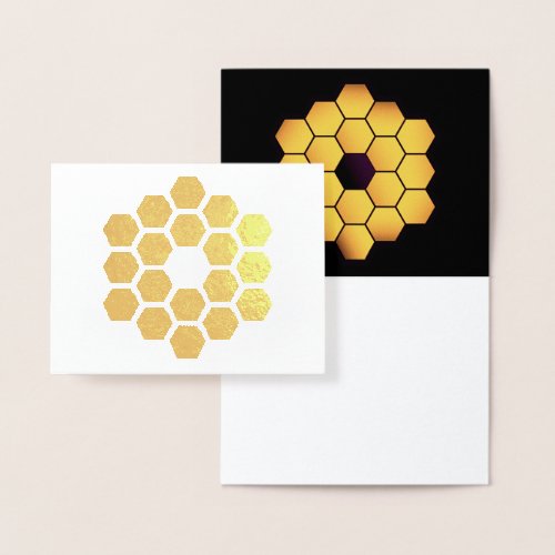 James Webb Space Telescope Gold  Foil Card