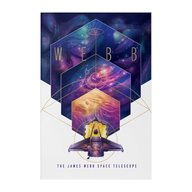 James Webb Space Telescope Illustration Art (Front)