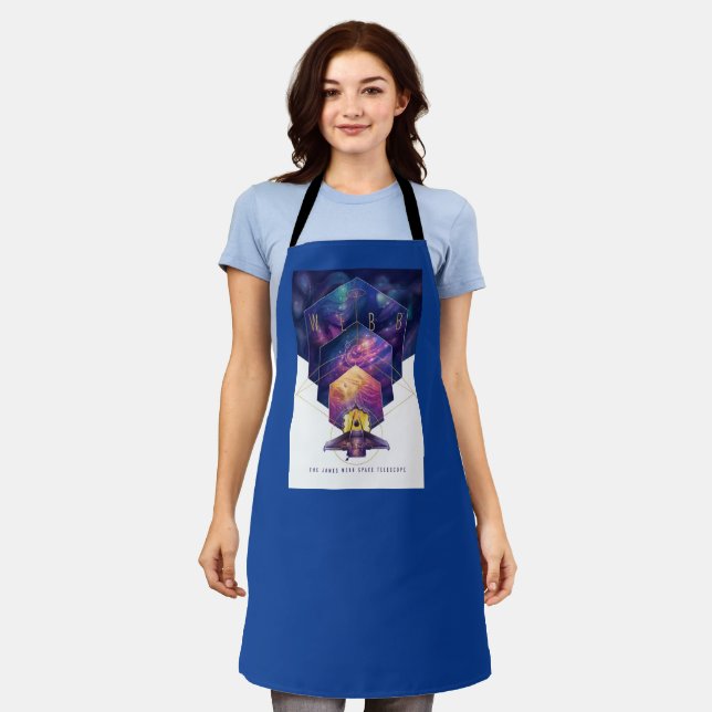 James Webb Space Telescope Illustration Art Apron (Worn)