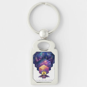 James Webb Space Telescope Illustration Art Keychain