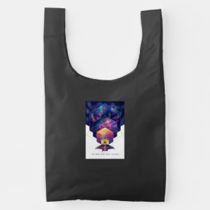 James Webb Space Telescope Illustration Art Reusable Bag