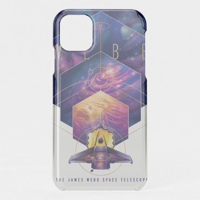 James Webb Space Telescope Illustration Art Uncommon iPhone Case (Back)