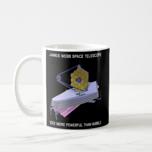 James Webb Space Telescope Jwst 100X Power Of Hubb Coffee Mug