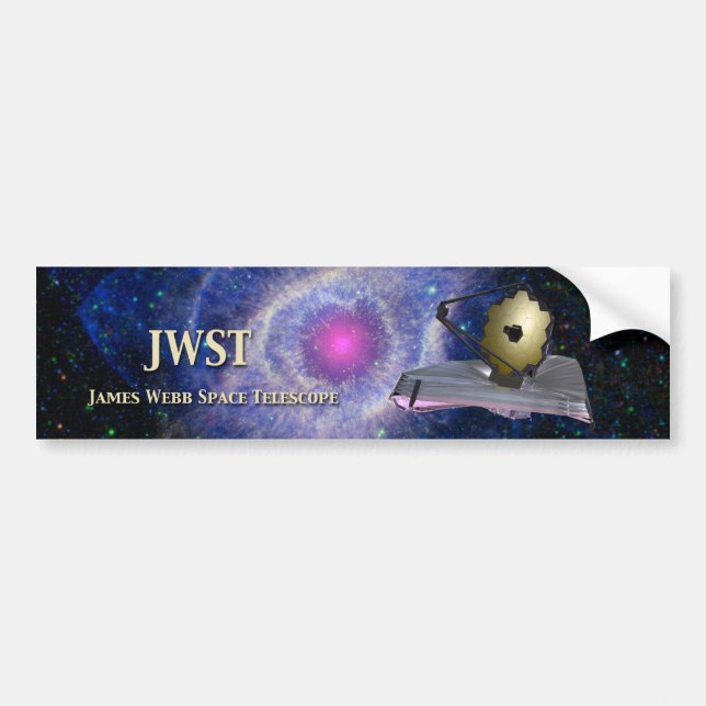 James Webb Space Telescope JWST Bumper Sticker (Front)