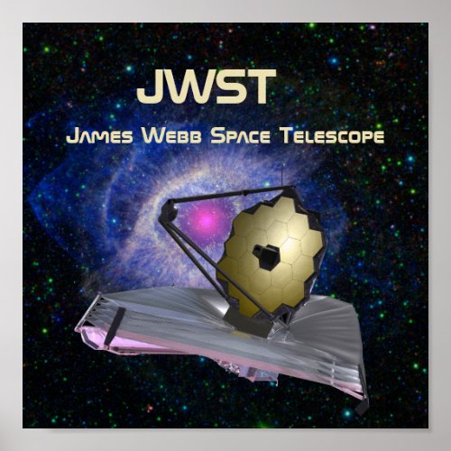 James Webb Space Telescope JWST Poster
