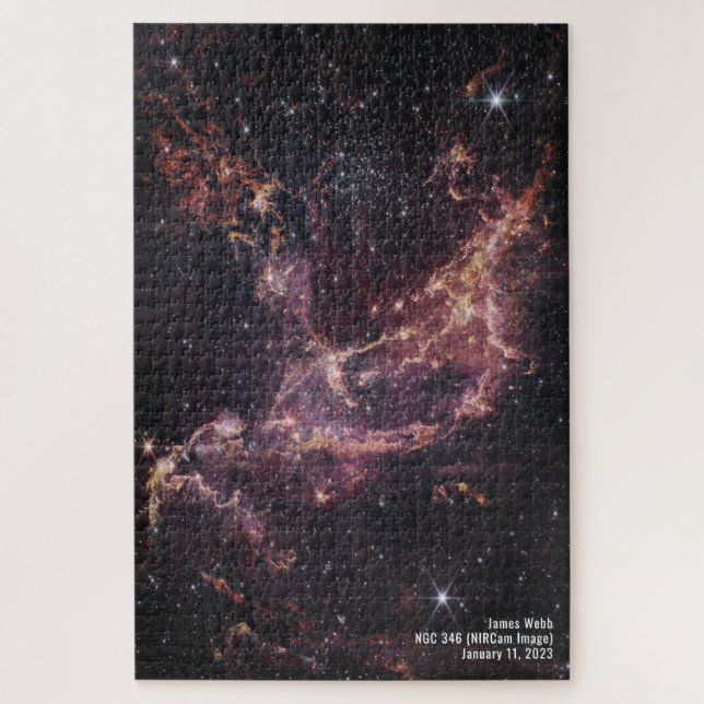 James Webb Space Telescope NGC 346 (NIRCam Image) Jigsaw Puzzle (Vertical)