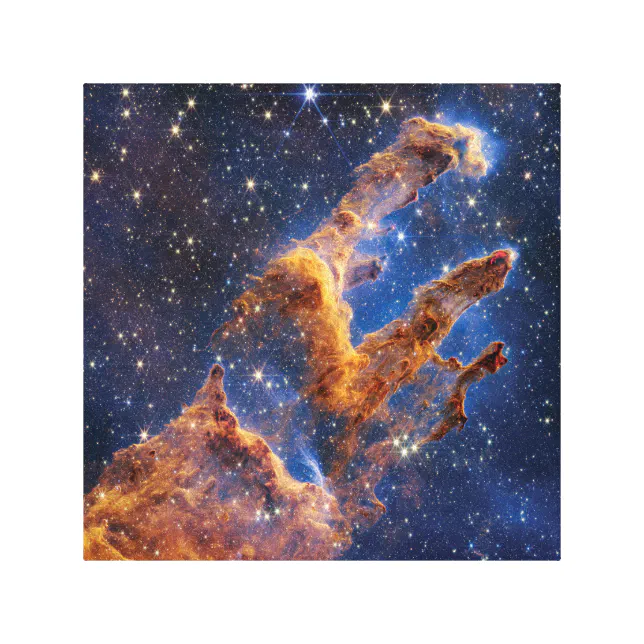 James b Space Telescope Pillars of Creation Canvas Print Zazzle