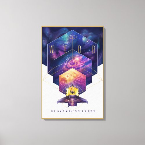 James Webb Space Telescope Poster Canvas Print