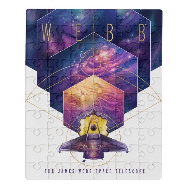 James Webb Space Telescope Poster. Jigsaw Puzzle (Puzzle Vertical)
