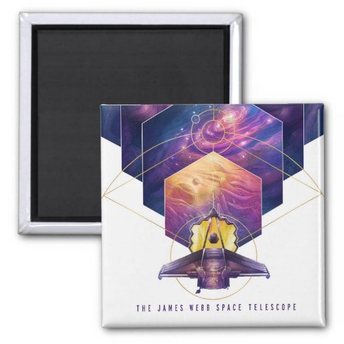 James Webb Space Telescope Poster Magnet