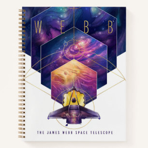 James Webb Space Telescope Poster. Notebook