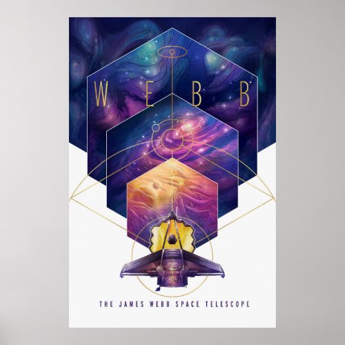 James Webb Space Telescope Poster Poster