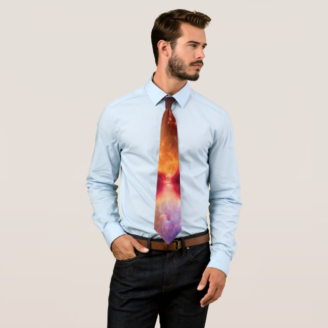 James Webb Space Telescope Protostar L1527 Neck Tie (In Situ)