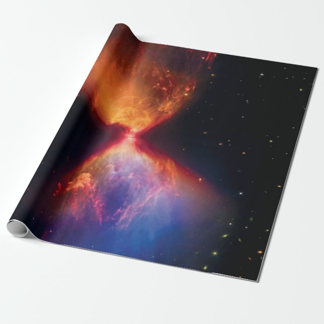 James Webb Space Telescope Protostar L1527 Wrapping Paper (Unrolled)
