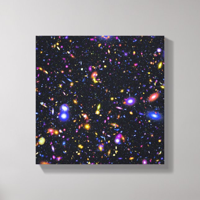 James Webb Space Telescope Simulation - Pop Art Canvas Print (Front)