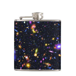 James Webb Space Telescope Simulation - Pop Art Hip Flask