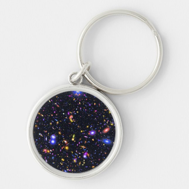 James Webb Space Telescope Simulation - Pop Art Keychain (Front)