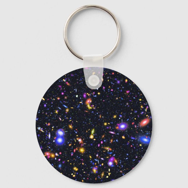 James Webb Space Telescope Simulation - Pop Art Keychain (Front)