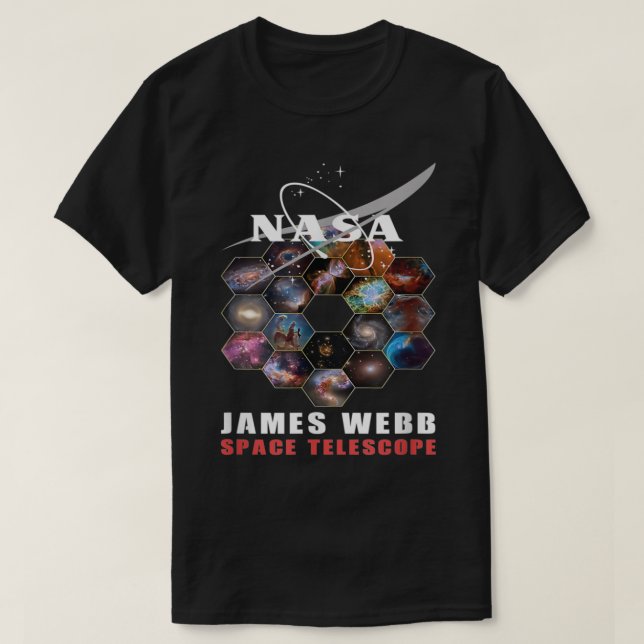 James Webb Space Telescope  The JWST Exploration   T-Shirt (Design Front)