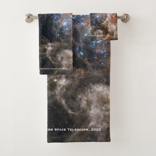 James Webb Tarantula Nebula Hi_Res Image 2022 Bath Towel Set