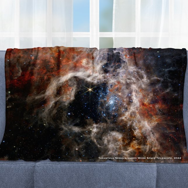 James Webb Tarantula Nebula Hi-Res Image 2022 Fleece Blanket (Creator Uploaded)