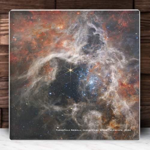 James Webb Tarantula Nebula Hi_Res Image 2022 Glass Coaster