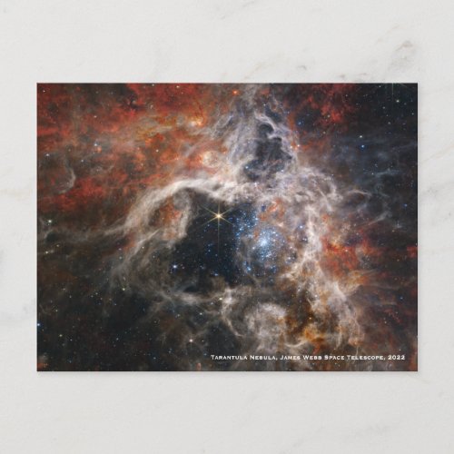 James Webb Tarantula Nebula Hi_Res Image 2022 Postcard