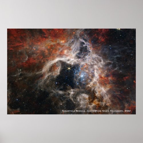 James Webb Tarantula Nebula Hi_Res Image 2022 Poster