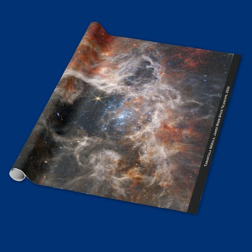 James Webb Tarantula Nebula Hi_Res Image 2022 Wrapping Paper